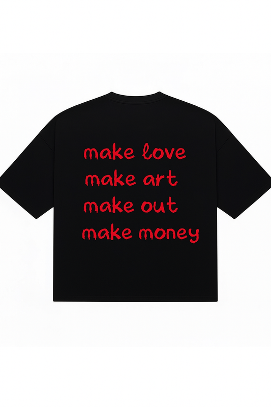 4M THEORY FRENCH TERRY OVERSIZED TEE.