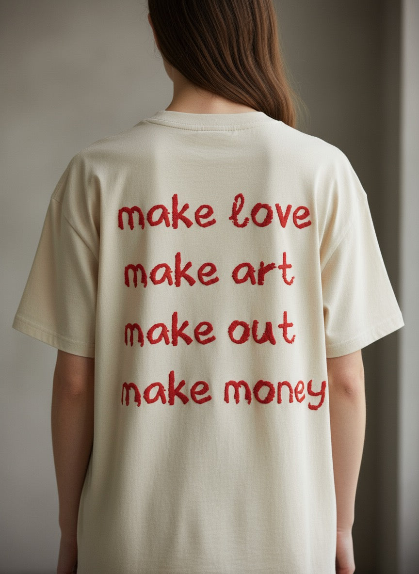 4M THEORY FRENCH TERRY OVERSIZED TEE.