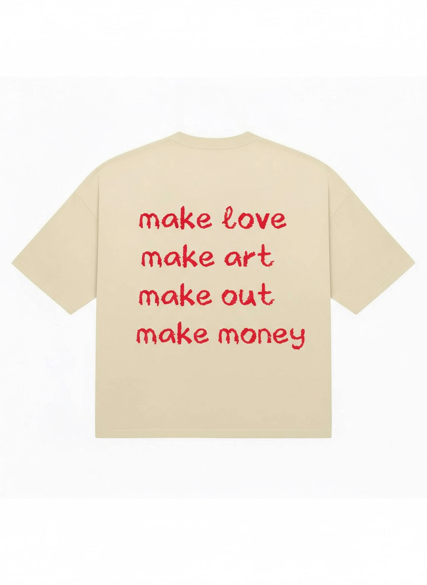 4M THEORY FRENCH TERRY OVERSIZED TEE.